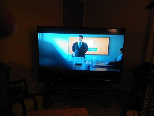 65" Mitsubishi flat screen