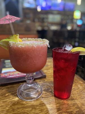 Strawberry & Coconut Monster Margarita