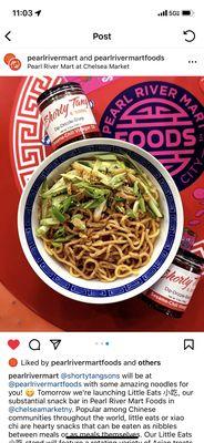 Tomorrow, we will be at Pearl River Market at Chelesa Market to serve our sesame noodles and Dan Dan Mian.