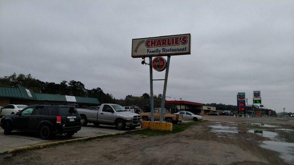 Sign from the highway