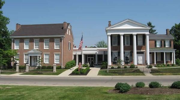 The Ross County Heritage Center  - the museum is on the left and the McKell Library is on the right.