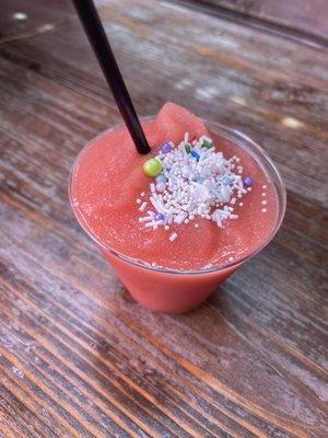 Frosé (sprinkles added on Sundays!)