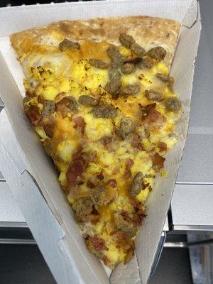 Breakfast Sausage Pizza