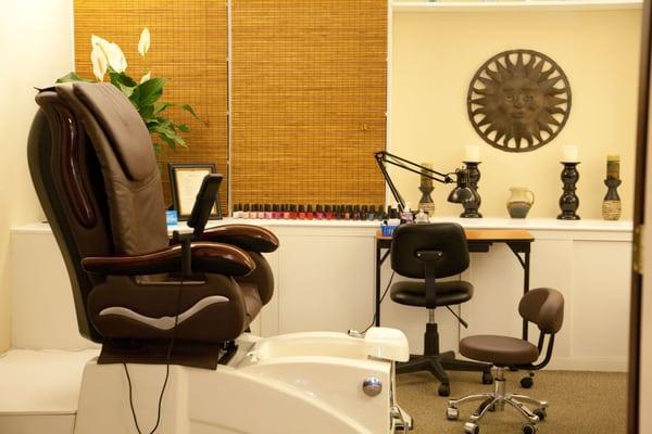 Pedicure/Manicure area