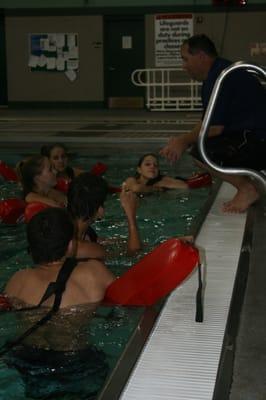 Lifeguard Class at Carroll ISD Natatorium