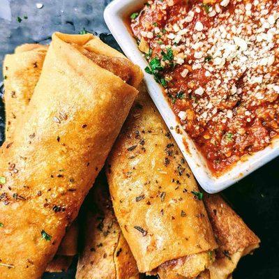 Deep Fried Pizza Rolls