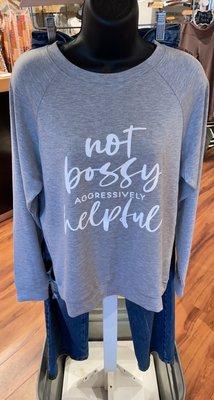 Not bossy graphic tee