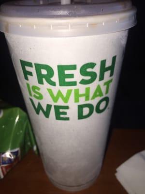 Fresh is what we do.