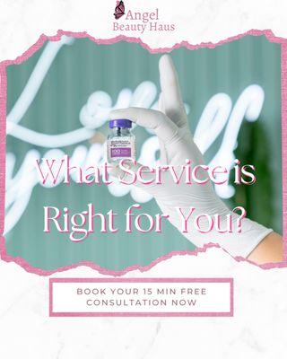 Book a Free 15 Min Consultation to see what service is right for you!