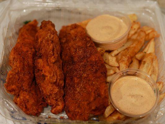 Cajun Chicken Tenders & Fries