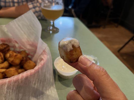 square cheese curds