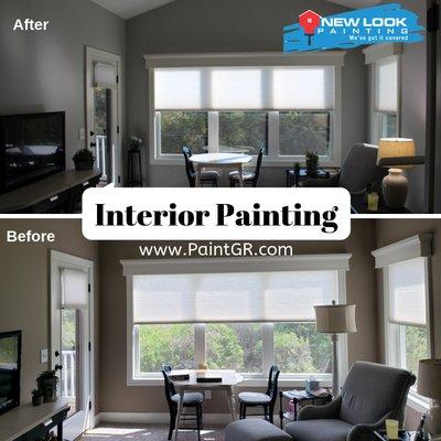 Before and After Interior Painting