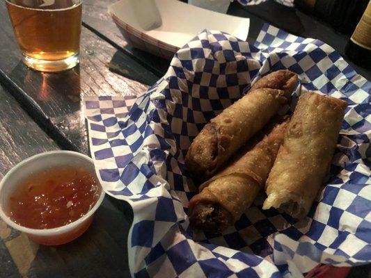 Egg rolls - if you like takeout Chinese, these work just fine! Great chili sauce as well