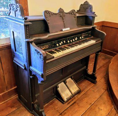 Piano in Chapel at Mordecai Historical Park