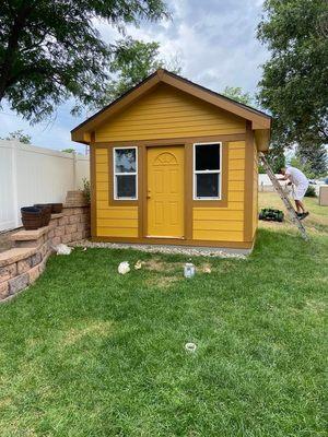 Shed after.