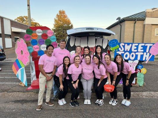 We enjoy being a part of the annual Trunk or Treat in downtown Senatobia.