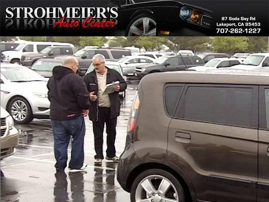 Strohmeier's Auto Center CA Used Cars - Auto Auction Inspection