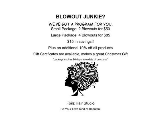 Who doesn't love a great blow-out !