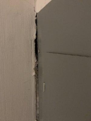 Another unpatched hole in wall