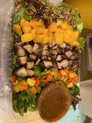 Jerk chicken salad