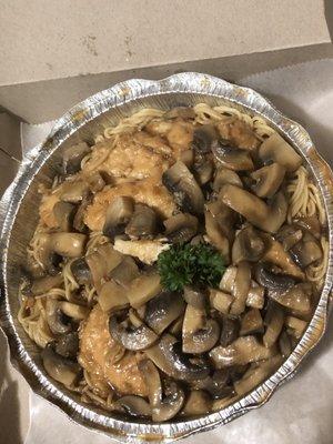 Chicken Marsala with Angel Hair Pasta