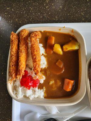 Shrimp Tempura Curry