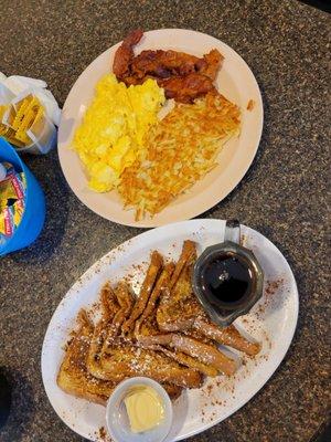 French Toast American Breakfast  Coffee of course!