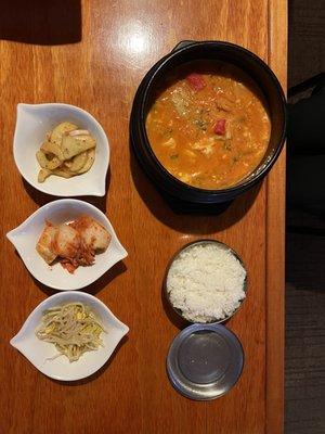 Tofu Seafood Soup.