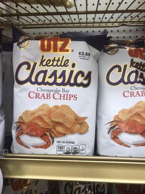 Utz chips MD crab style