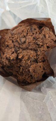 Chocolate Chocolate chip muffin