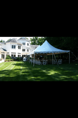 Party Setting! 40' x 80 Century Pole Tent!