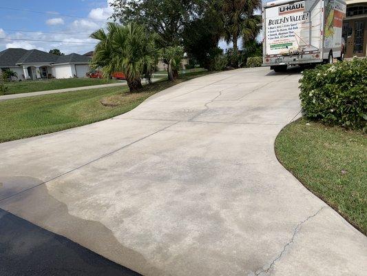 Driveway drying