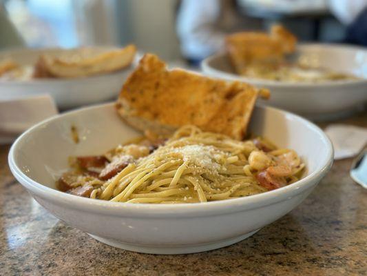 Santa Barbara Spicy Shrimp Pasta