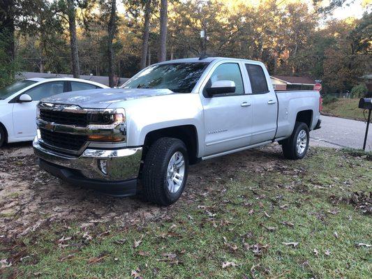 2019 Chevy Silverado that Eric French and Nate helped us get. Great truck, great experience, great price.