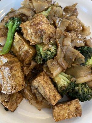 Vegetarian Pad See Ew with Tofu