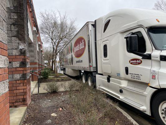 This is a very long truck!