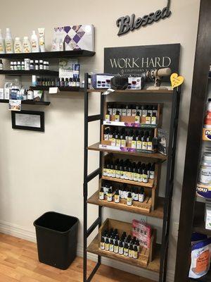 We love essential oils here at Living Well. We also carry diffusers and wax melters.