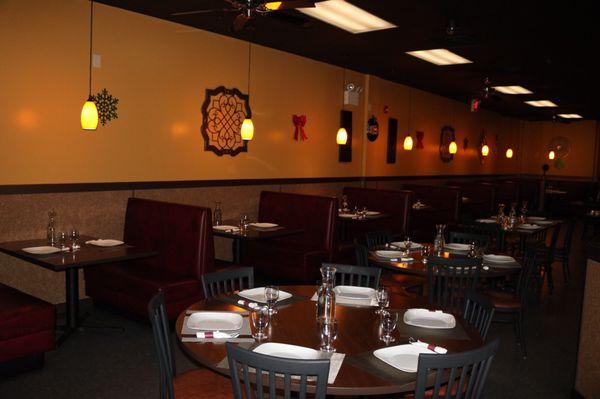 Dinner dining area