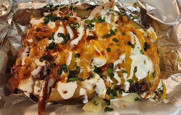 VERY LOADED BAKED POTATO