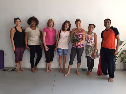 The yoga gang after our very first class held at the studio on 9.13.15!