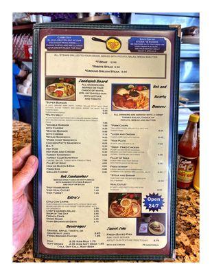 Menu Steak N Egger . W 26th St, Cicero, IL . Open 24/7 Breakfast Lunch Dinner. Steaks Sandwiches Burgers Salads Pancakes etc. Simple. Cool!