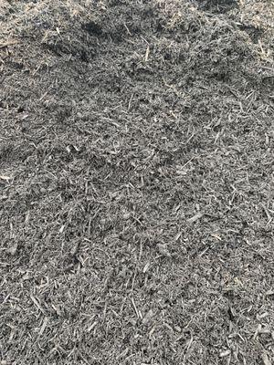 Triple ground triple colored black mulch