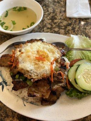 Com Suon Nuong + extra egg