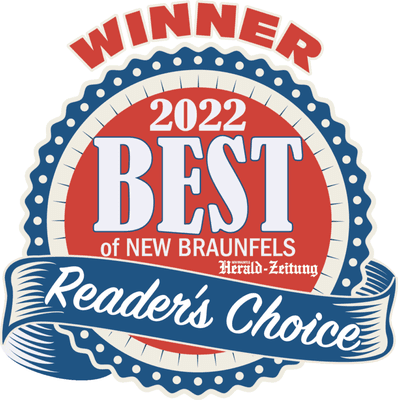 Thank you New Braunfels for you vote of confidence for over 19 years!