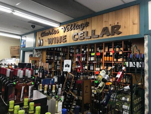 "Wine Cellar," Charles Village Discount Liquors, 2426 Saint Paul Street