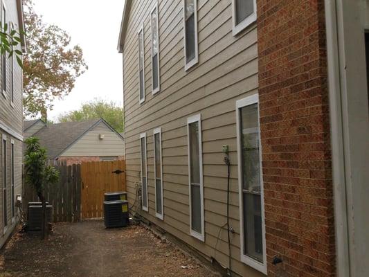 Siding installation 2011