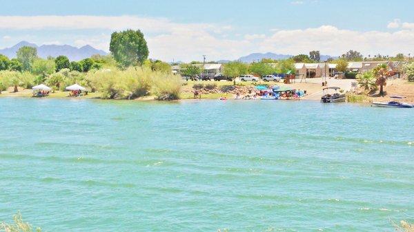 River view in summer