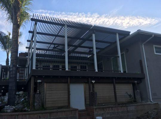 Aluminum patio cover. Design and structural calculations.