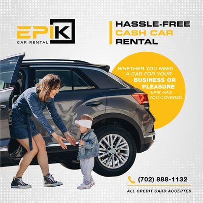 Epik hassle free cash car rental