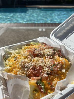 Poolside 5 Fish Rolled Taco Combo